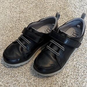 Black Kids Shoes with Velcro Strap